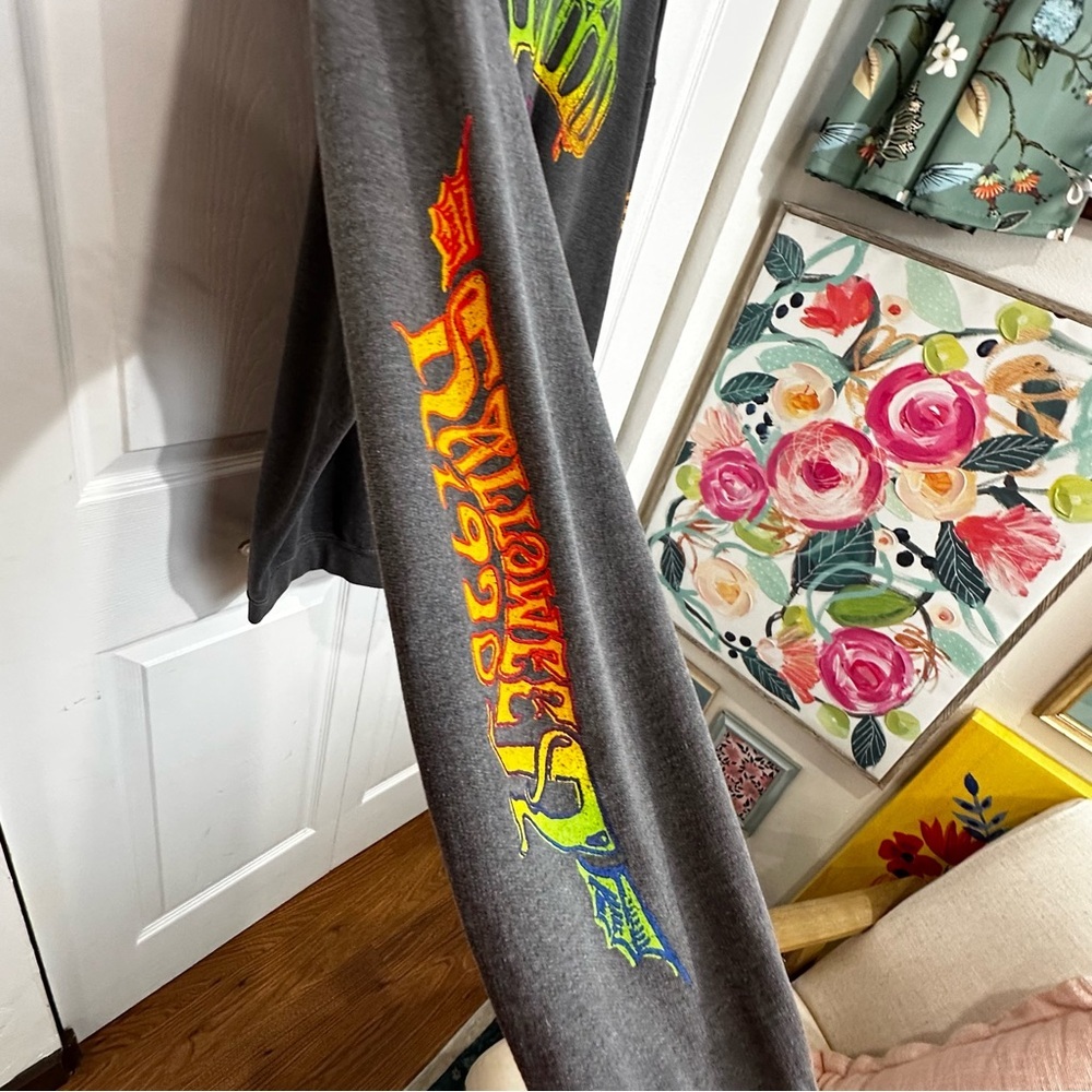 Grateful Dead Halloween 1970 Graphic Sweatshirt in Heather Gray, Size SM/MD (Fit - Picture 5 of 13